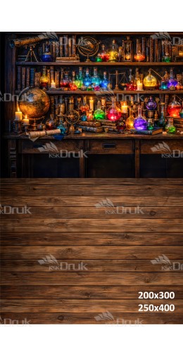 Tło fotograficzne „Magiczna Pracownia Alchemika” | 3891